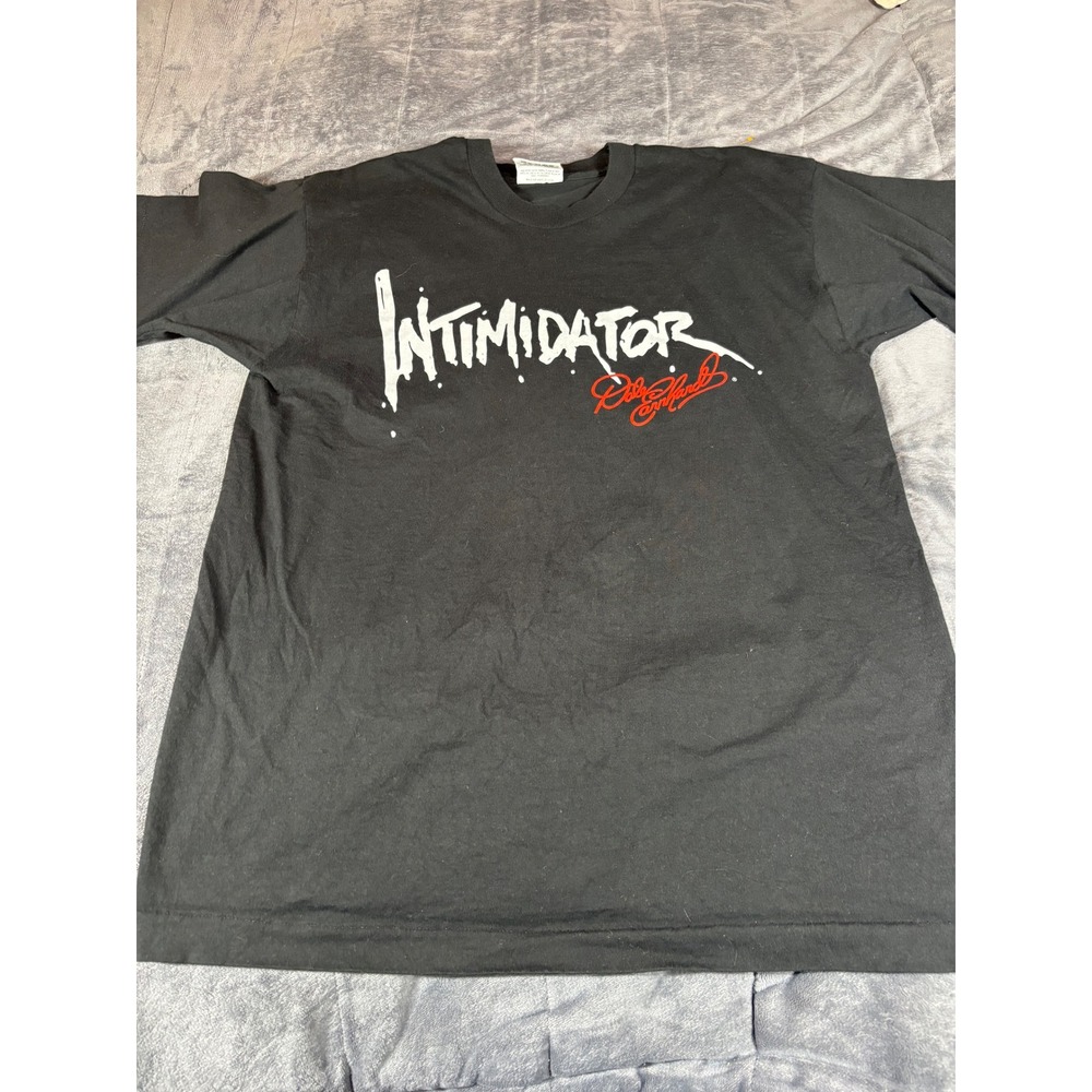 Vintage Dale Earnhardt Intimidator‎ NASCAR T-Shirt Black Competitors View XL USA